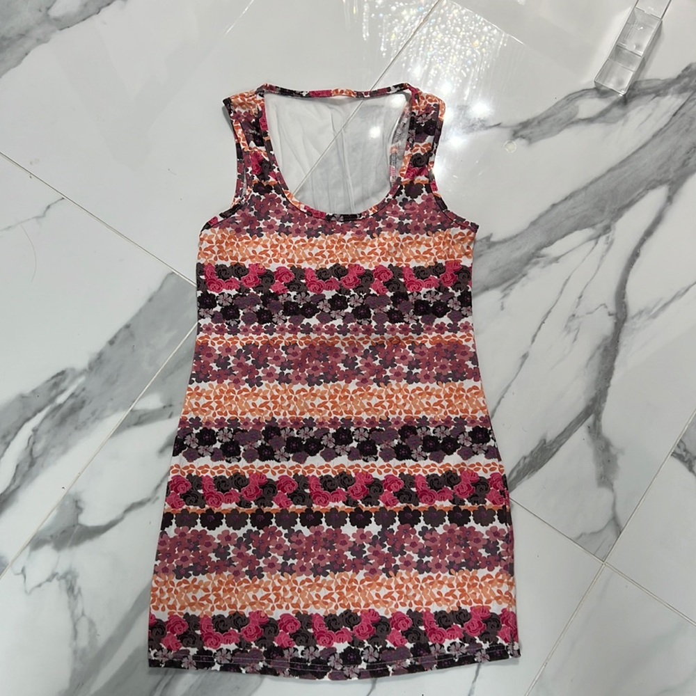 Flower Short Dress